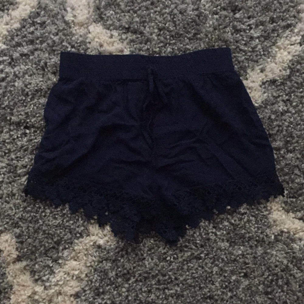 Lacy boho shorts